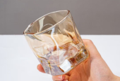 6 verres torsadés couleur noire