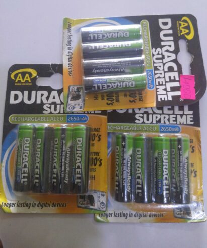 Pile rechargeable Duracell 2650mha