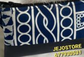 Pochettes en cuir et tissu Africain