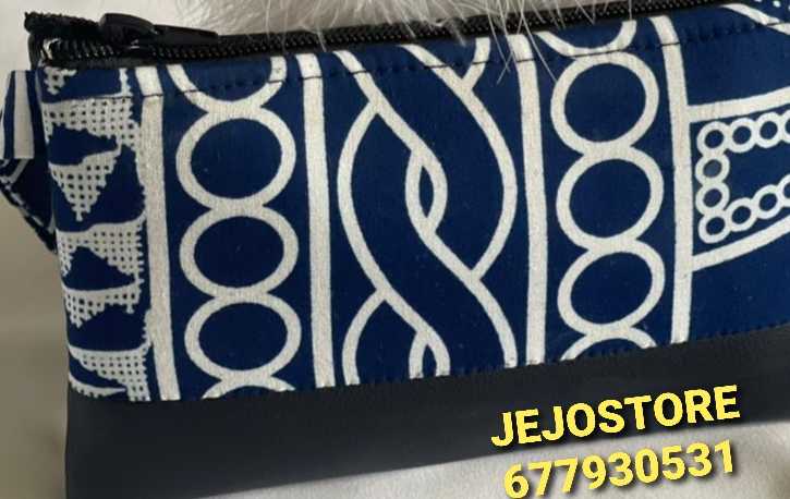 Pochettes en cuir et tissu Africain