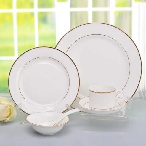 Service d’assiettes Vintage De style nordique, vaisselle De table en Porcelaines vip