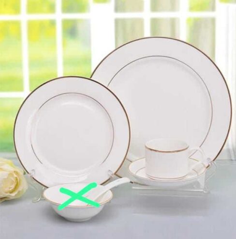 Service d’assiettes Vintage De style nordique, vaisselle De table en Porcelaines vip