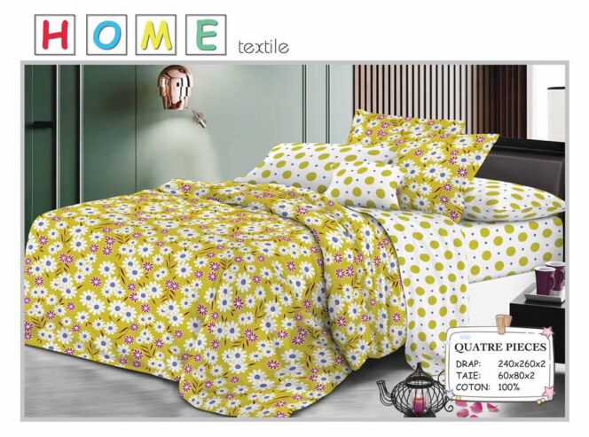 Draps avec couette