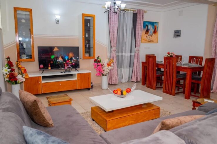 Appartement 𝗺𝗲𝘂𝗯𝗹é 𝗛𝗮𝘂𝘁 𝐬𝐭𝐚𝐧𝐝𝐢𝐧𝐠 à la brigade d’Odza,