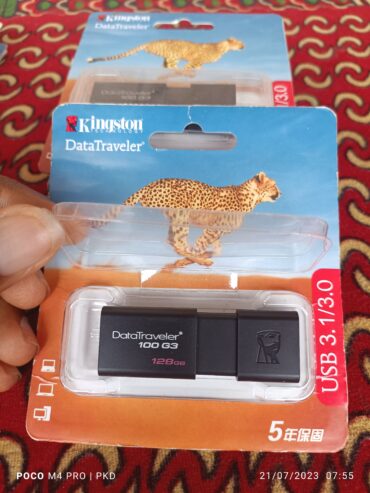 100% Original 128GB USB 3.0 FlashDrive KINGSTON DT100G3 high Speed 128GO Clé USB PenDrive