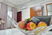 Appartement 𝗺𝗲𝘂𝗯𝗹é 𝗛𝗮𝘂𝘁 𝐬𝐭𝐚𝐧𝐝𝐢𝐧𝐠 à la brigade d’Odza,