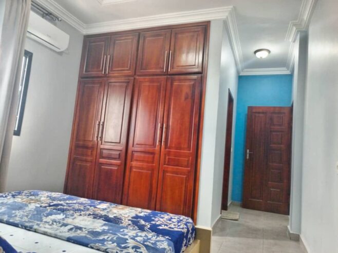 Appartement 𝗺𝗲𝘂𝗯𝗹é 𝗛𝗮𝘂𝘁 𝐬𝐭𝐚𝐧𝐝𝐢𝐧𝐠 à d’Odza B10. 2chambrres 2douches