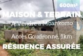 Terrain de 600m² + Maison à Mbankomo