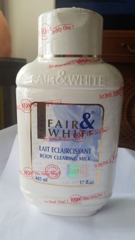 Lait éclaircissant fair and White