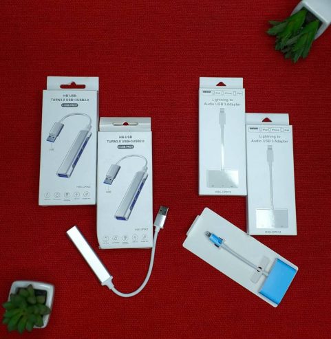 HB-USB & Lightning to Audio USB iPhone