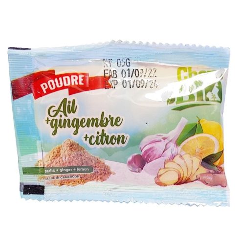 Tisane Ail, Gingembre, Citron. Pack de 12 sachets