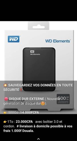 DISQUE DUR EXTERNE