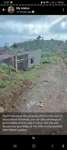 Cheap Lands for sale in Buea 100meters from tar.