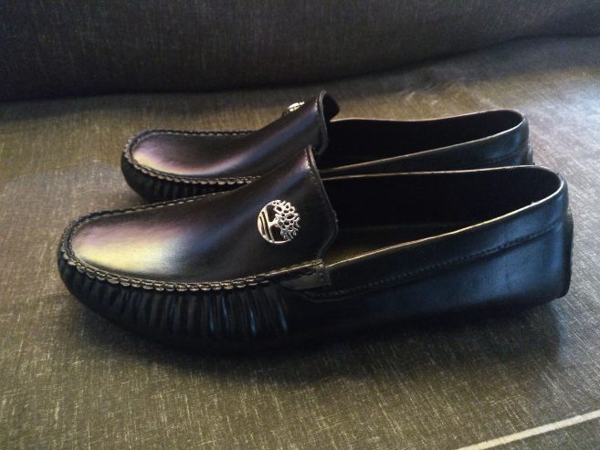 Chaussure mocassin en latex/caoutchouc